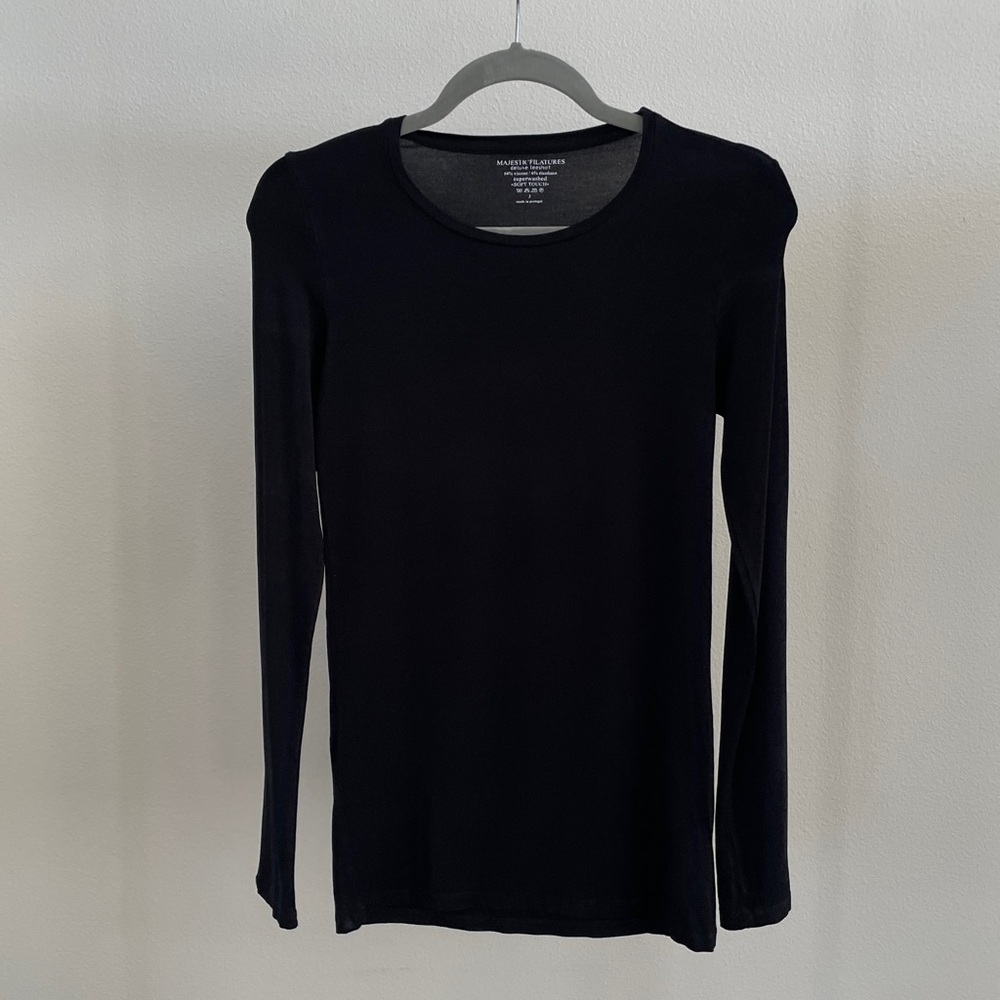 Majestic Filatures Soft Touch Crewneck Top - Size 3 (M)